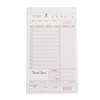 National Checking 4.25"x7.25" 3 Part Carbonless Maroon 11 Line Guest Check -50 Book, PK40 347SW